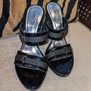 Carlos by Carlos Santana black heels 8.5